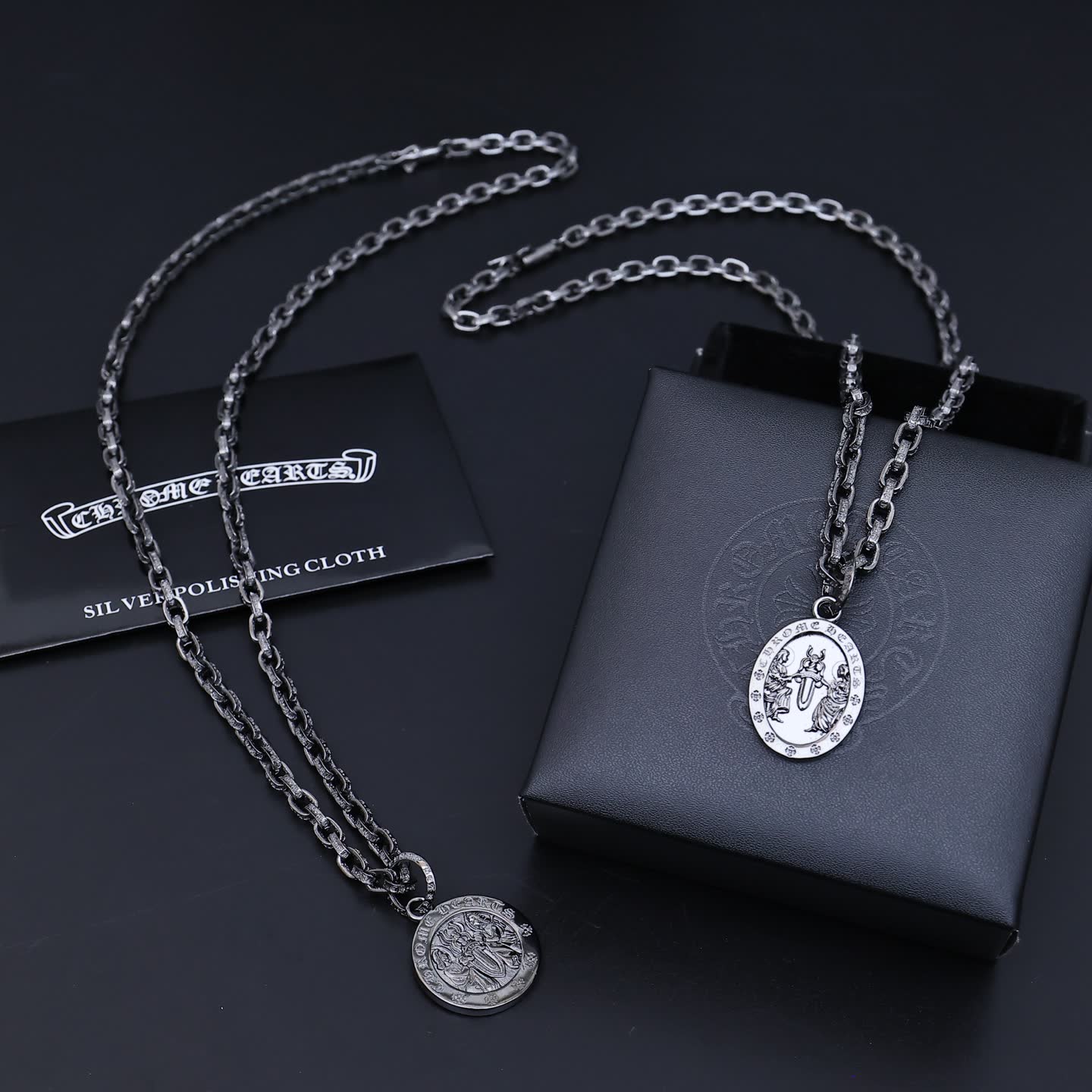 Chrome Hearts Silver Chain with Medallion